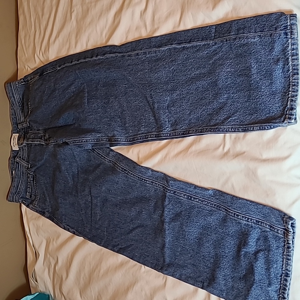 Jack & Jones Baggy Eddie Jeans Mens  30x 29 Blue Light Wash Button Fly